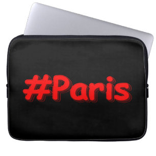 "#Paris" Cute Design. Köp nu Laptop Fodral