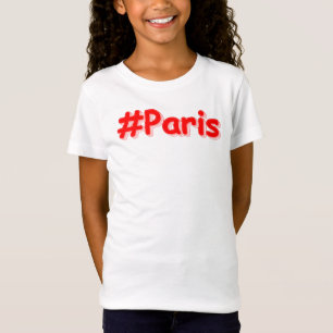 "#Paris" Cute Design. Köp nu T Shirt