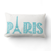Paris dekorativ kudde