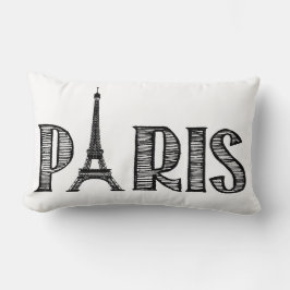Paris dekorativ kudde