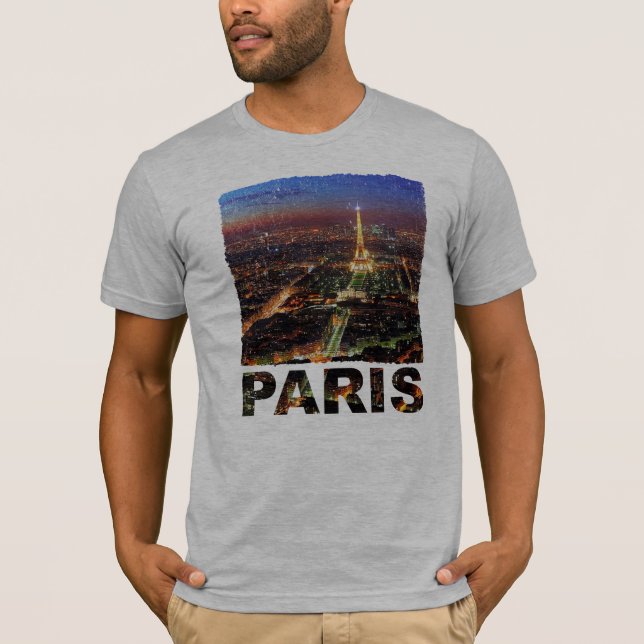 Paris designmanar skjorta för T Tröja (Framsida)