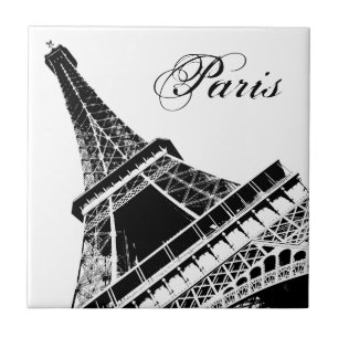 Paris det Eiffel torn - belägga med tegel Kakelplatta