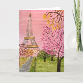 Paris Dream Note-kort Tack Kort