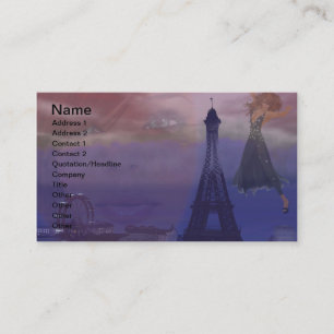 Paris Dreams Affärskort Visitkort