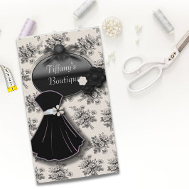 Paris Dressmaker Tailor Dress Mode Boutique Visitkort