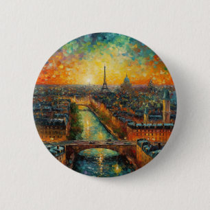 Paris efter natt van Gogh stil Knapp