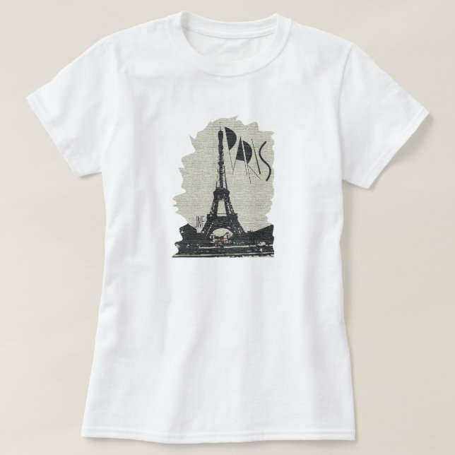 paris eifel tower jnf tee (Design framsida)