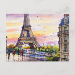 Paris Eiffel #1 Vykort