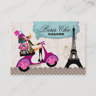Paris Eiffel för sparkcykel för Visitkort