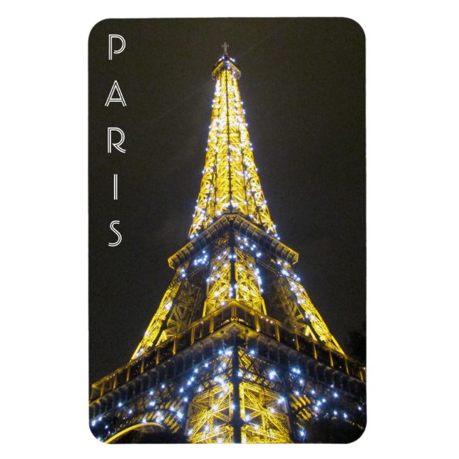 paris eiffel nätter magnet (Vertikal)