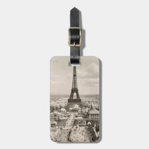 Paris: Eiffel torn, 1900 Bagagebricka