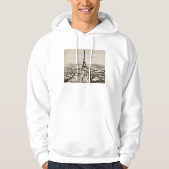 Paris: Eiffel torn, 1900 Hoodie (Framsida)