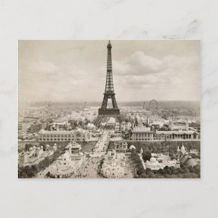 Paris: Eiffel Torn, 1900 Vykort