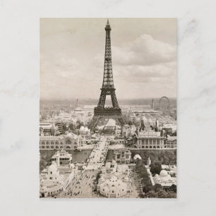 Paris: Eiffel Torn, 1900 Vykort