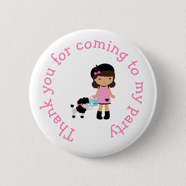 Paris Eiffel Torn afrikansk Knapp (Framsida)