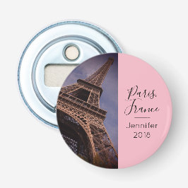 Paris Eiffel Torn Berömd Landmark Photo Flasköppnare