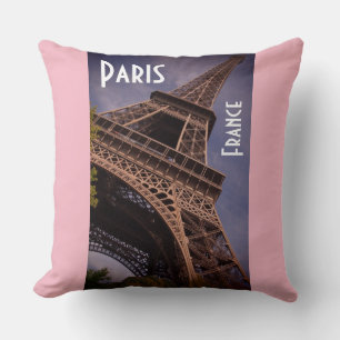 Paris Eiffel Torn Berömd Landmark Photo Kudde