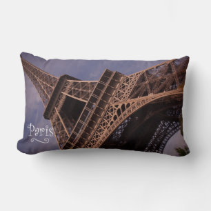 Paris Eiffel Torn Berömd Landmark Photo Lumbarkudde
