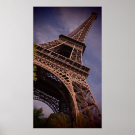 Paris Eiffel Torn Berömd Landmark Photo Poster