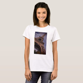 Paris Eiffel Torn Berömd Landmark Photo Tee