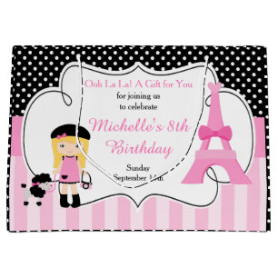 Paris Eiffel Torn Blonde Girl