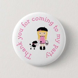 Paris Eiffel Torn Blonde Girl Knapp