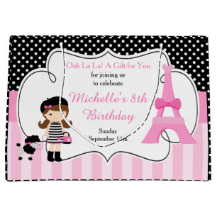 Paris Eiffel Torn Brunette Girl