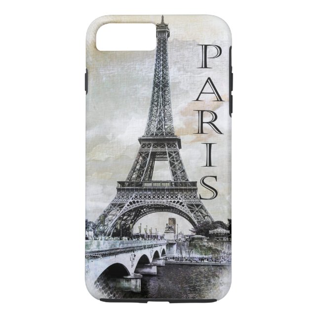 Paris Eiffel Torn Case-Mate iPhone Skal (Baksida)