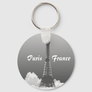 Paris Eiffel Torn Flyter i Cloud Nyckelring
