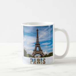Paris Eiffel Torn Frankrike Fransk City Travel Pho Kaffemugg