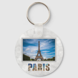 Paris Eiffel Torn Frankrike Fransk City Travel Pho Nyckelring