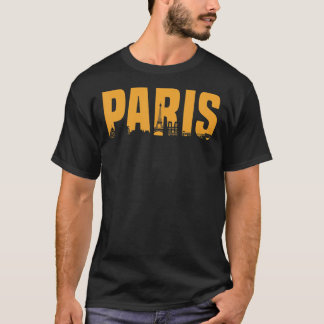 Paris Eiffel Torn Frankrike Fransk T Shirt