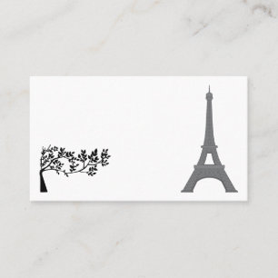 Paris Eiffel Torn Frankrike-turism i Helgdag Visitkort