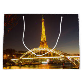 Paris Eiffel Torn Gift Bag