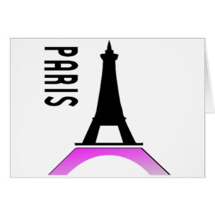 Paris Eiffel Torn Hälsningskort