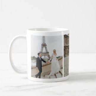 Paris Eiffel Torn Honeymoon Photo Collage Mugg