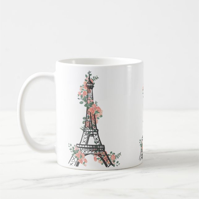 Paris Eiffel Torn Kaffemugg (Vänster)