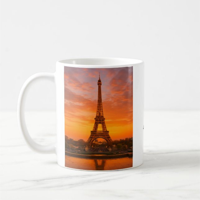 Paris Eiffel Torn Kaffemugg (Vänster)