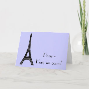 Paris Eiffel torn Kort