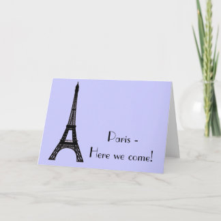 Paris Eiffel torn Kort