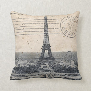 Paris Eiffel Torn Kudde