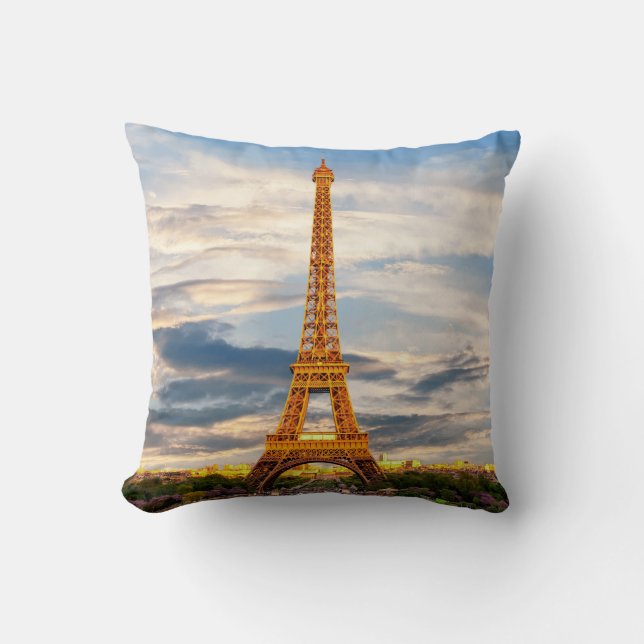 Paris/Eiffel torn Kudde (Framsida)