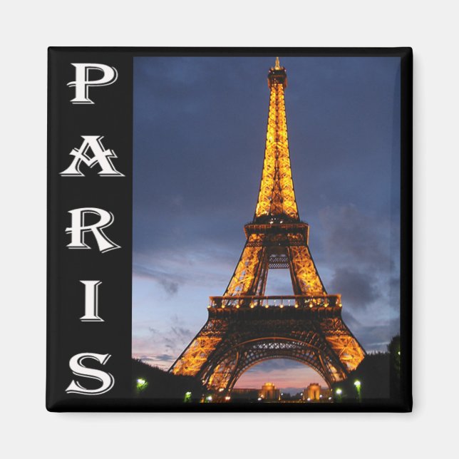 Paris Eiffel Torn Magnet (Framsidan)