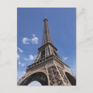 Paris Eiffel Torn mot blå sommaren himlar Vykort