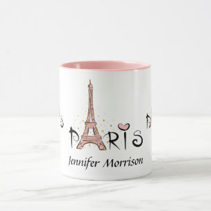 Paris Eiffel Torn Mugg