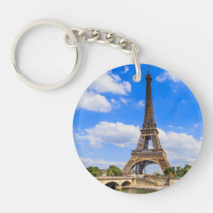 Paris, Eiffel Torn och River Seine, Frankrike.