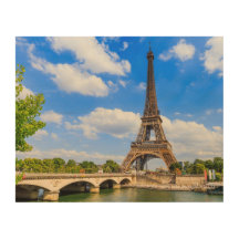 Paris, Eiffel Torn och River Seine, Frankrike.