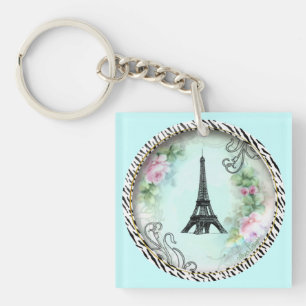 Paris Eiffel Torn och Rosa ros