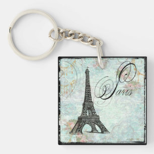 Paris Eiffel Torn och Rosa ros