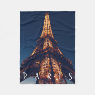 Paris, Eiffel Torn på natten Fleecefilt